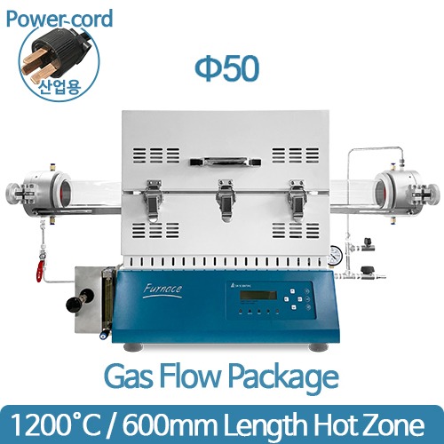 1200℃ 가스플로패키지 Gas Flow Package SH-FU-50LTG-WG (600mm Ø50)